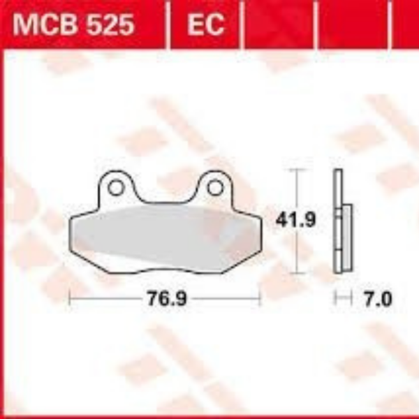 Τακάκια TRW LUCAS MCB525EC F86