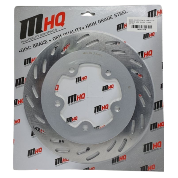 Rear Brake Disc MHQ CITYCOM300 08-17 260-98-125 5TP (10.5)