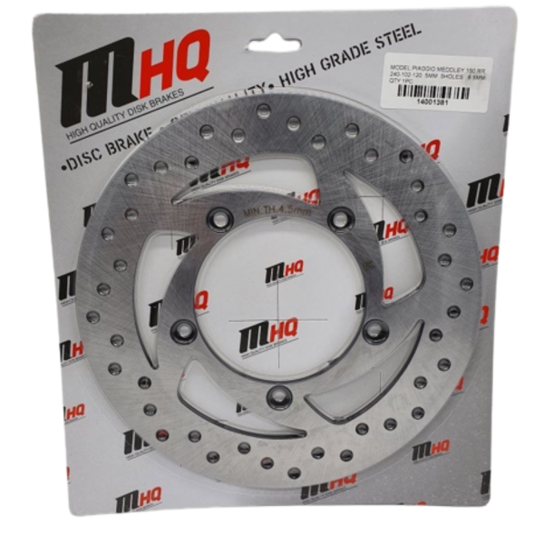 Rear Brake Disc MHQ MEDLEY150 BEVERLY 350 240-102-120 5TP (8.5)