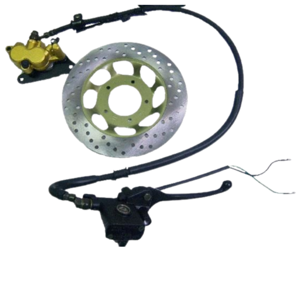 Disc brake calipers with lever and brake disc ROC SKYJET125