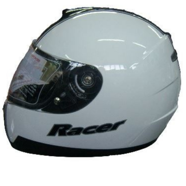 Helmet White/Black RACER WINGER DP802