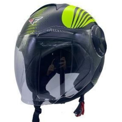 Helmet Black Matt/Yellow Fluo Fluo FSD 737