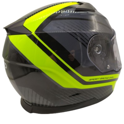 Helmet Black / Yellow FLUO FSD 817