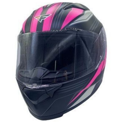 Helmet Black Matte / Purple FSD 817