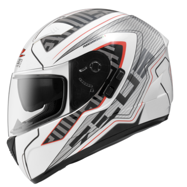 Helmet White / Silver ZEUS 810 A J26