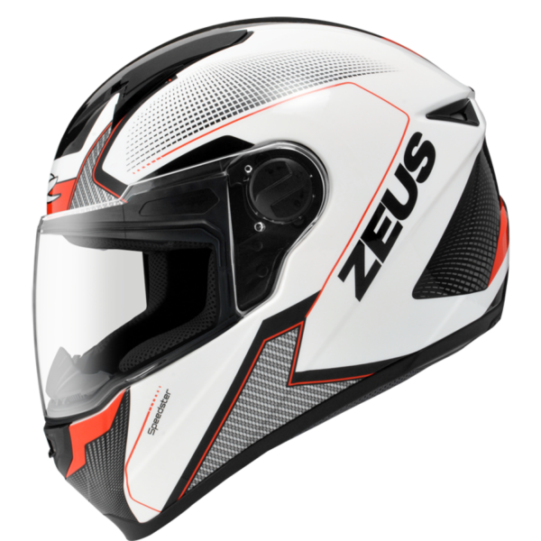 Helmet White / Black ZEUS ZS-811 AL6