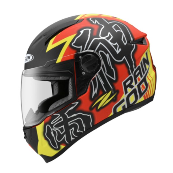 Helmet Black Mat/red ZEUS ZS- 811 AL31