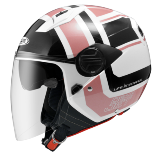 Helmet White/Pink ZEUS ZS-213 AX5