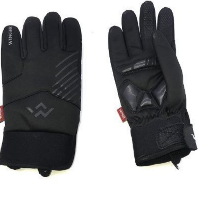 Γάντια 3408 χειμερινά μαύρα WINGER
