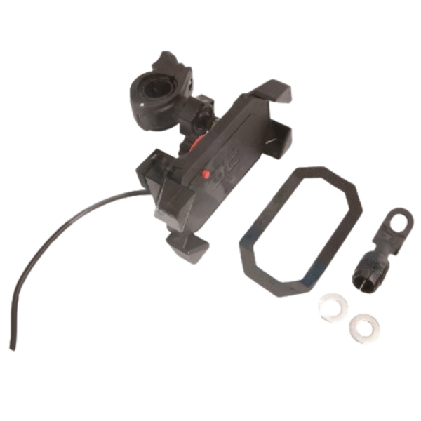 Support base with phone / Gps charger for the steering wheel of the camera 1801007 MOTOBERT