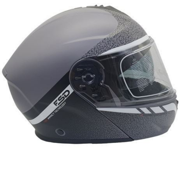 Helmet Grey matt/black FSD 917