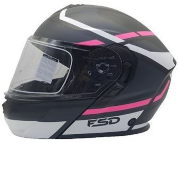 Helmet Black Mat/Pink FSD 917