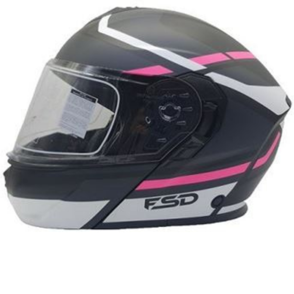 Helmet Black matte/pink FSD 917