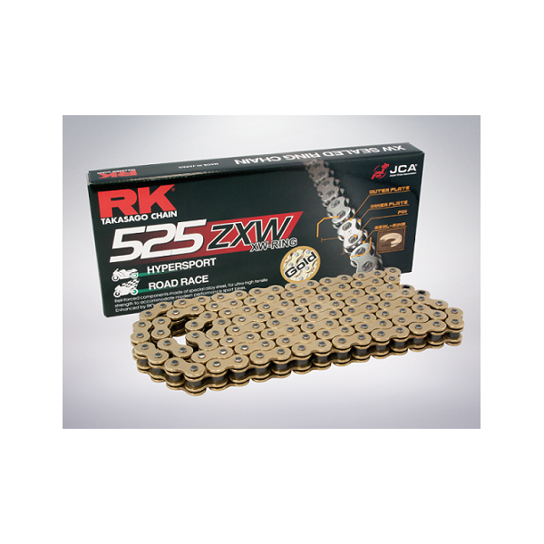 CHAIN 520ZXWO 120L GB GOLD RK JAPAN