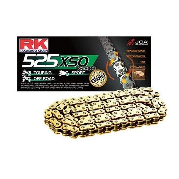 CHAIN 525XSO 110L GB GOLD RK JAPAN