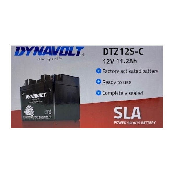 ΜΠΑΤΑΡΙΑ YTZ12 DTZ12S-C SLA ACTIVATED DYNAVOLT (4) 01601009