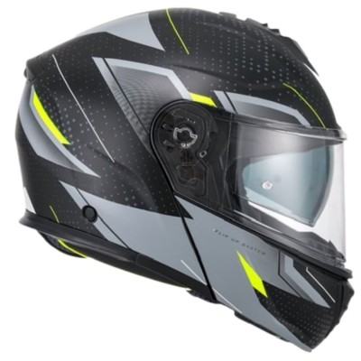 Helmet Grey Matt/Yellow FSD 917