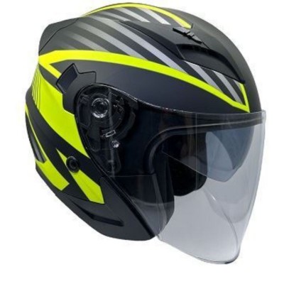 Helmet Black Matt/Yellow FSD 627