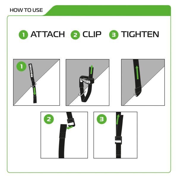 ΙΜΑΝΤΑΣ Atlas G-Hook 26mm x 1.2M Black (Pair) OX306 OXFORD