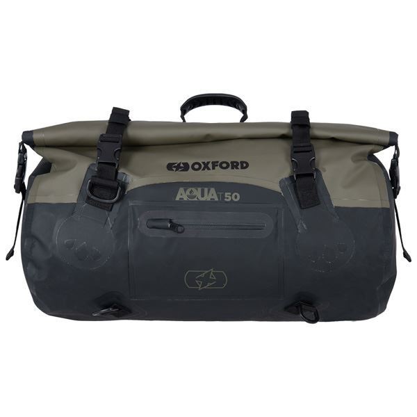 ΤΣΑΝΤΑ Aqua T-50 Roll Bag Khaki/Black OL402 OXFORD