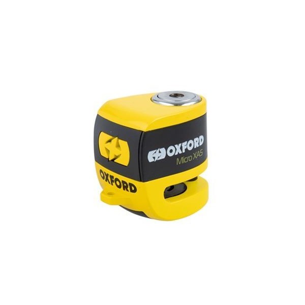 ΚΛΕΙΔΑΡΙΑ ΔΙΣΚ ΜΕ ΣΥΝΑΓΕΡΜΟ Micro XA5 Alarm Disc Lock Yellow/Black LK213 OXFORD (LK287)