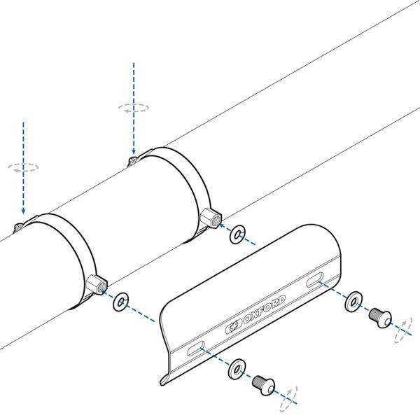 ΠΡΟΣΤΑΤΕΥΤΙΚΟ ΕΞΑΤΜΙΣΗΣ Sport Exhaust Heat Shield OX879 OXFORD