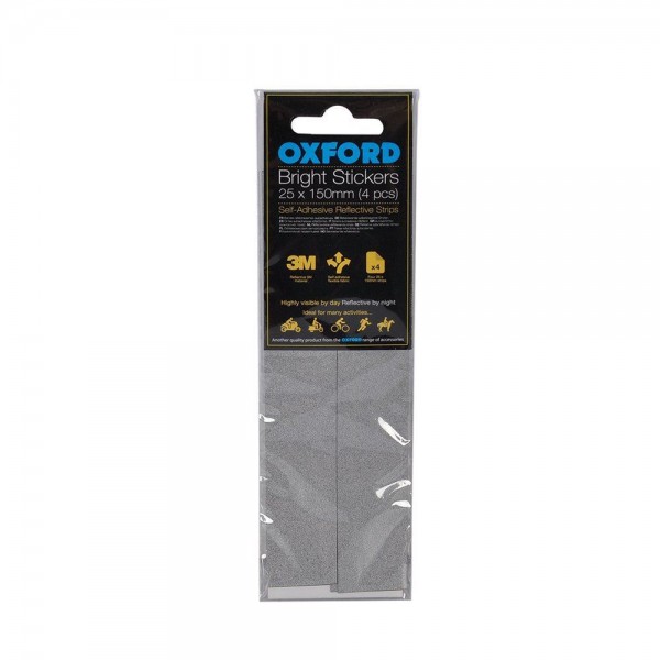 ΤΑΙΝΙΑ Bright Stickers - Reflective 25 x 150mm (4 pcs) RE462 OXFORD