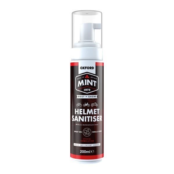 ΣΠΡΕΙ ΑΝΤΙΜΙΚΡΟΒΙΑΚΟ ΚΡΑΝΟΥΣ Mint Helmet Sanitiser Foam 200ml OC300 OXFORD (12) DG