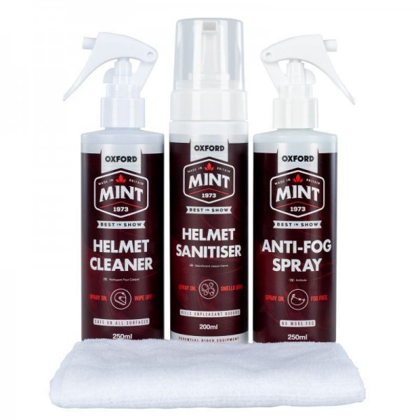 ΚΙΤ ΚΑΘΑΡΙΣΜΟΥ ΚΡΑΝΟΥΣ ΜΕΓΑΛΟ ΜΕ ΠΑΝΙ Mint Helmet Care Kit XL OC504 OXFORD DG