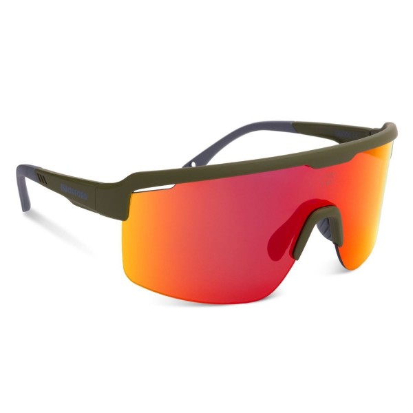 ΓΥΑΛΙΑ ΗΛΙΟΥ Pave Green Frame Orange Mirror Lens Sunglasses SU005 OXFORD