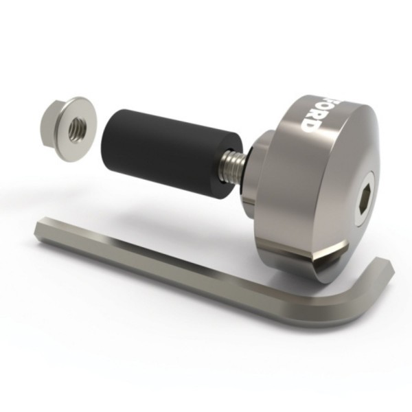 Handlebar Bar End Weights Oxford OX589 Universal Silver