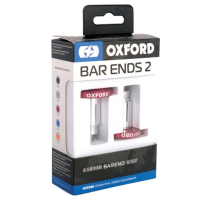 Handlebar Bar End Weights Oxford OX595 Universal Red